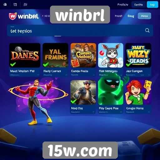 Análise da oferta de jogos no site winbrl